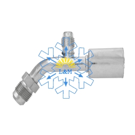 BEADLOCK MALE  FLARE -45 WITH R12 PORT