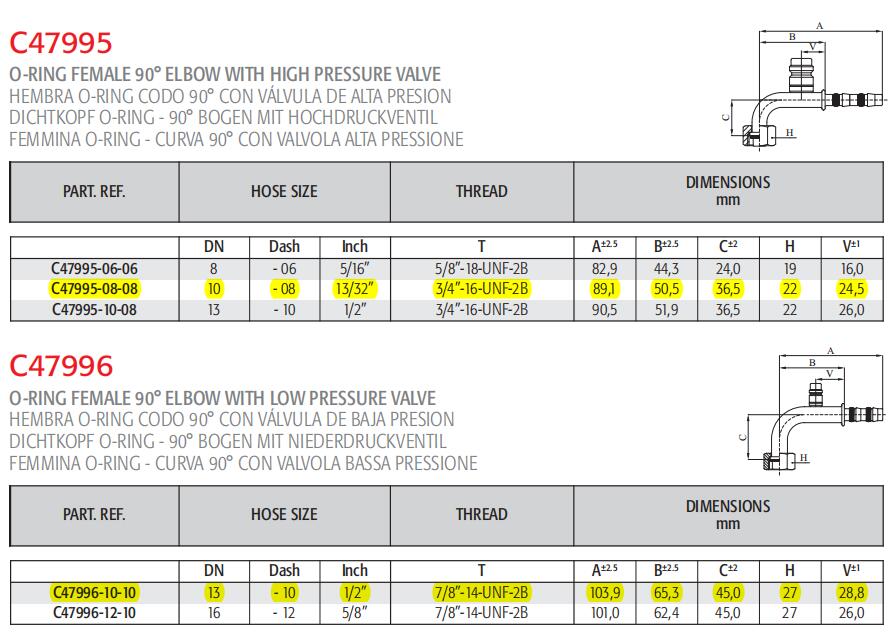 ac hose fitting