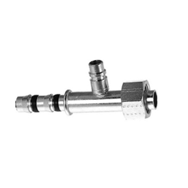 A/C FITTING FOR STRAIGHT  W/PORT R134a