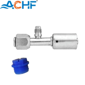 A/C FITTINGS FF -STRAIGHT WITH R12 PORT