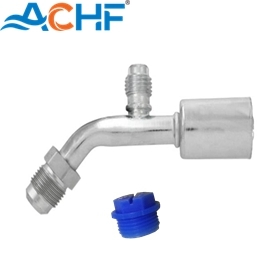 A/C FITTINGS MALE  FLARE -45° WITH R12 PORT