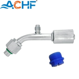 A/C HOSE  FITTING FOR -45°WITH R12 PORT