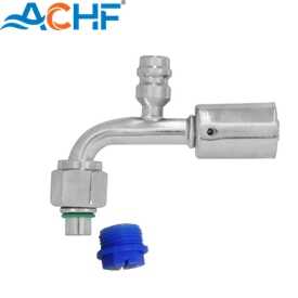 AC HOSE FITTING FOR 90° WITH R134a PORT