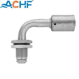 AC FITTING BULKHEAD FLARE-90°