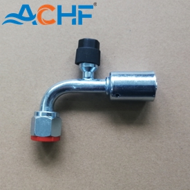 STEEL BEADLOCK FITTING -Female-O-Ring 90 Degree-HP