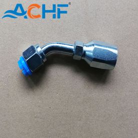 Steel Fast-Fitting Female-O-Ring 45 Degree